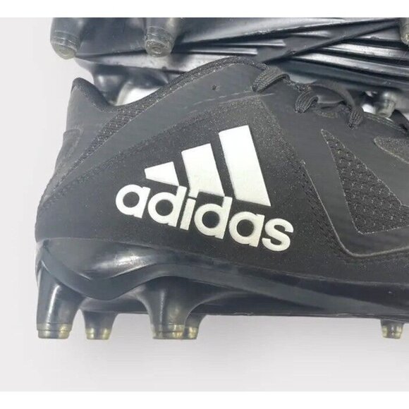 Adidas Freak Football Cleats Black & White Lace-Up Molded Studs Mens 10.5 - Picture 3 of 12